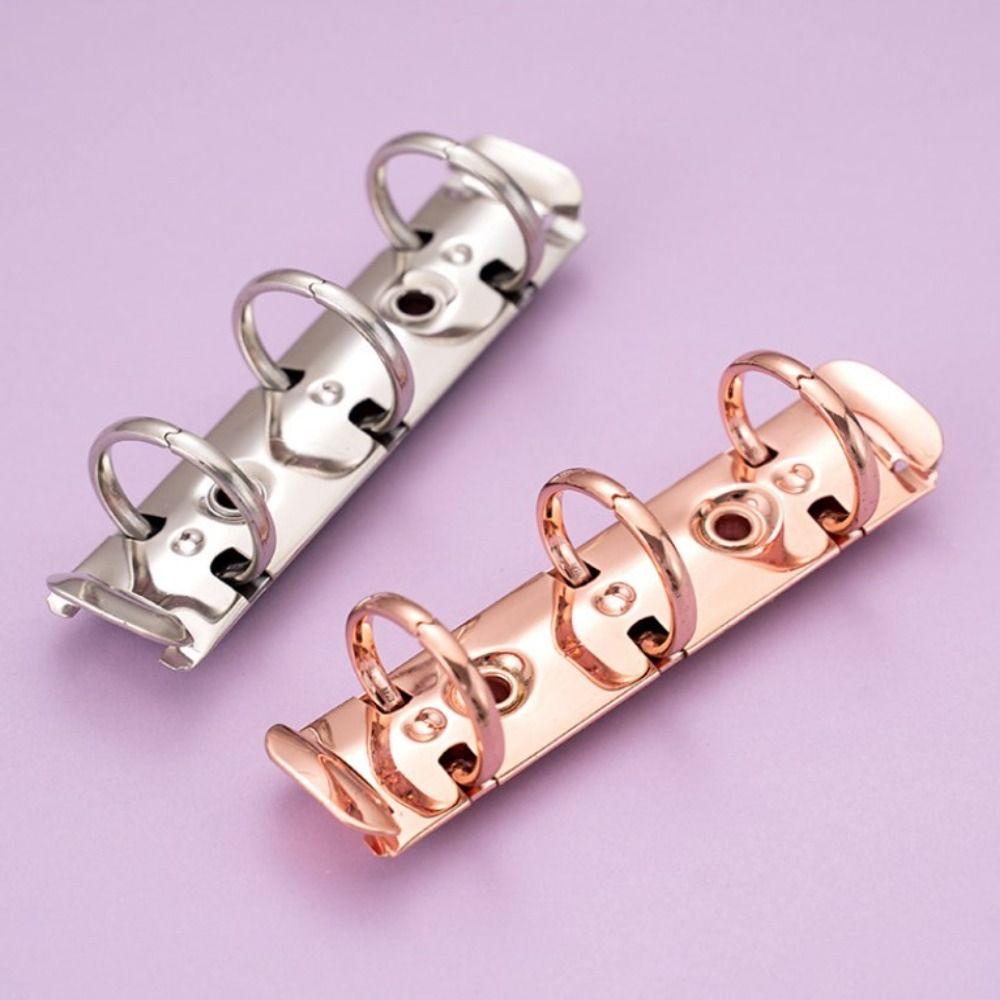 DIY A8 Paper Binder Clips High Quality Loose Leaf Ring Notebook Planner