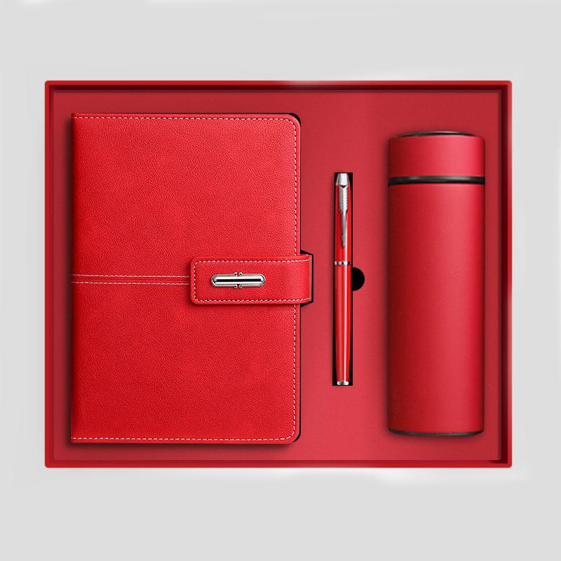 Customized Pu Leather Note Book Corporate Gift Set A5 Journal  Promotional Luxury Business Gift Items Notebook With Pen