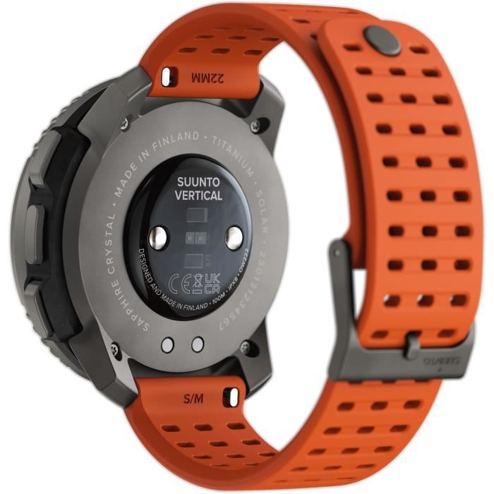 Montre Connectée Sport GPS - ALTIMETRE - SUUNTO - VERTICAL TITANIUM SOLAR CANYON Diamètre Écran 49 Mm