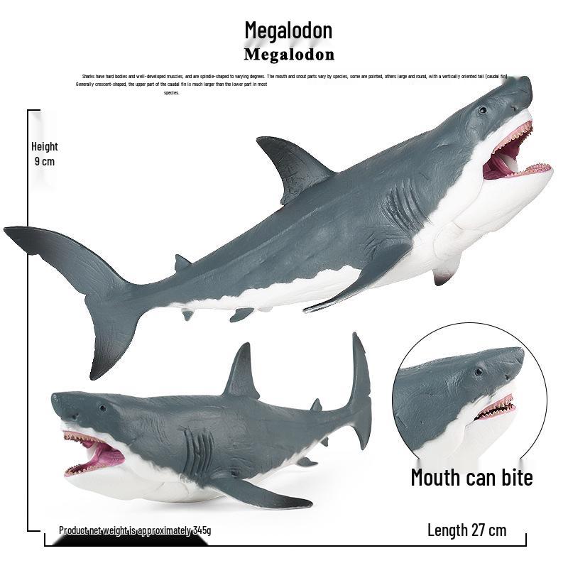 Megalodon & Sharks Ocean World Plastic Model Set