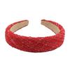 Festive Red Non-slip Headband - Christmas & New Year Fashion Accessory
