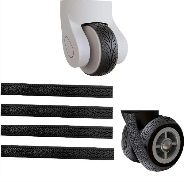 

Tire Cover, Caster Cover, Strong Adhesive, Stick Carrying Case, Wheel Cover, Caster Protection, Noise чёрный