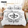 Decorative Pattern Bedding Set, 3Pcs Duvet Cover Set, Soft Comfortable Breathable Duvet Cover, For Bedroom Guest Room Decor