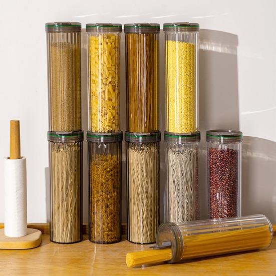 Yousheng Circular Compact Noodle Box Food-Grade Plastic Sealing Moisture-Proof Design Large Capacity Transparent Storage Container