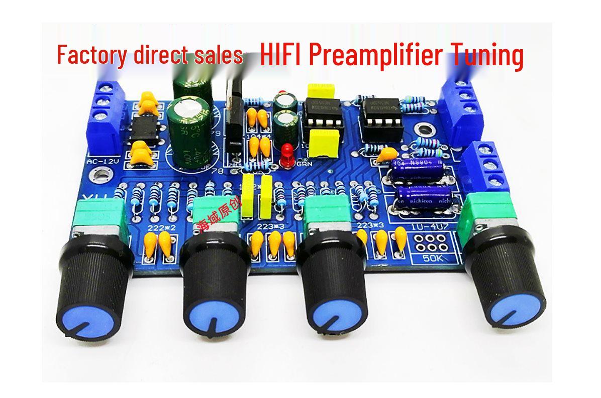 

Audiophile Stereo Preamp HIFI Board with NE5532 & OPA2604 Op-amp 2.0 Module NE5532 Op-amp