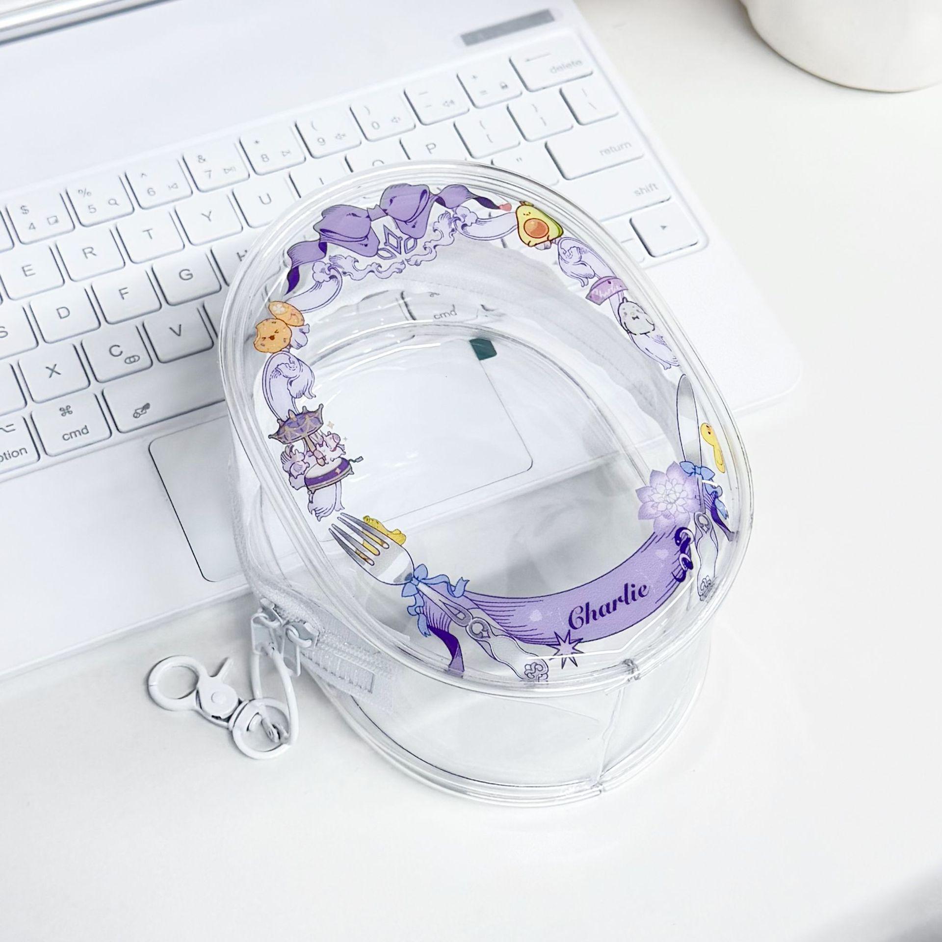 15cm Transparent Sushi Doll Night Light Ita Bag - Dustproof Small Stroller Display Bag