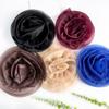 Oversized 3D Flower Brooch Handmade Flower Accessory for Clothing and Home Decors with Realistic Polyester Texture