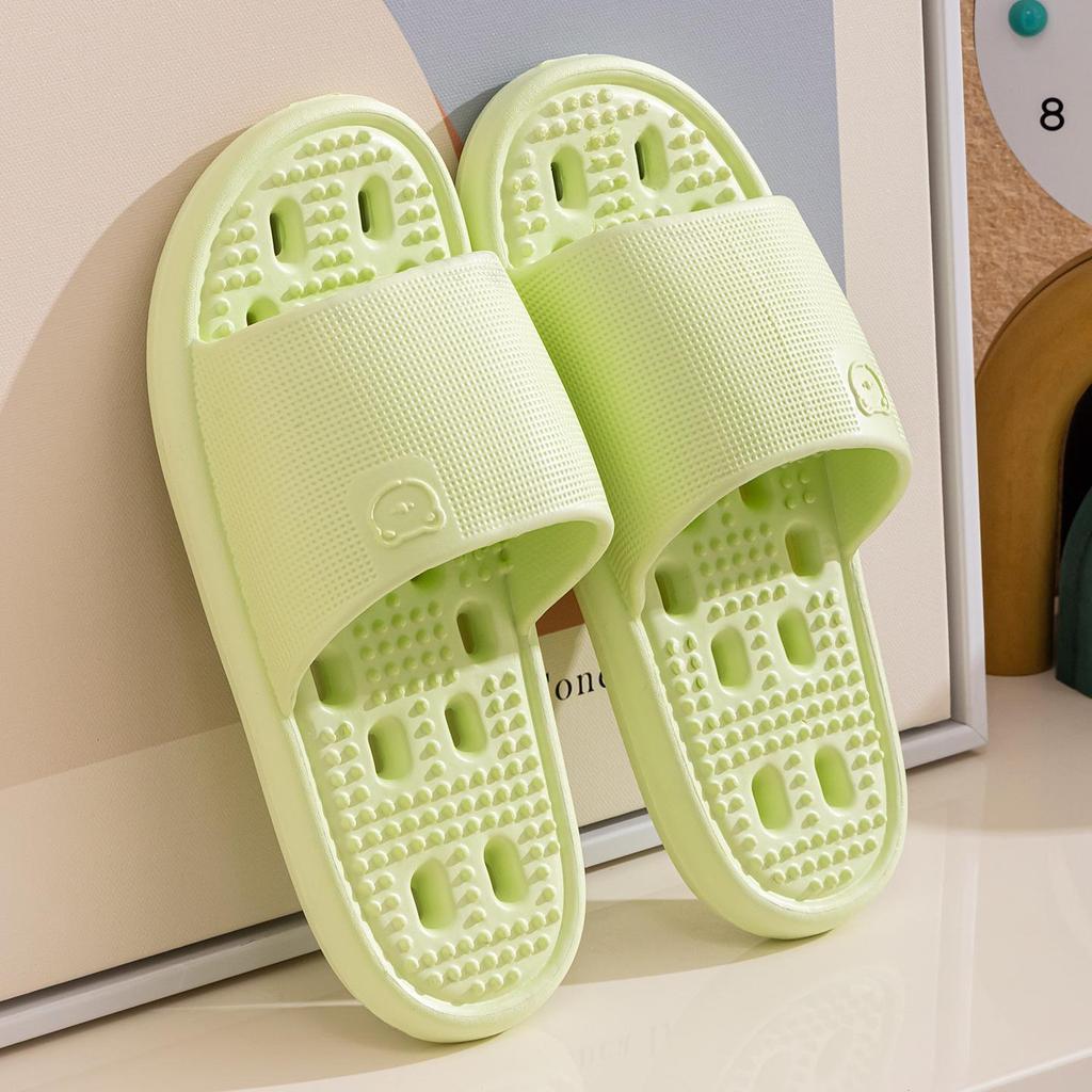 Qidashun Water-Draining Lightweight Unisex Summer Bathroom Slippers for Home
