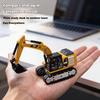 New Desktop Remote Control Engineering Car 1:64 Simulation Mini Excavator Alloy Semi-Scale Remote Control Car