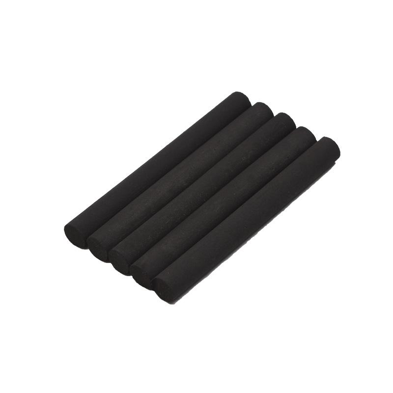 Black Smokeless Moxa Sticks - 5-Pack, Carbonized, Essential for Family Use