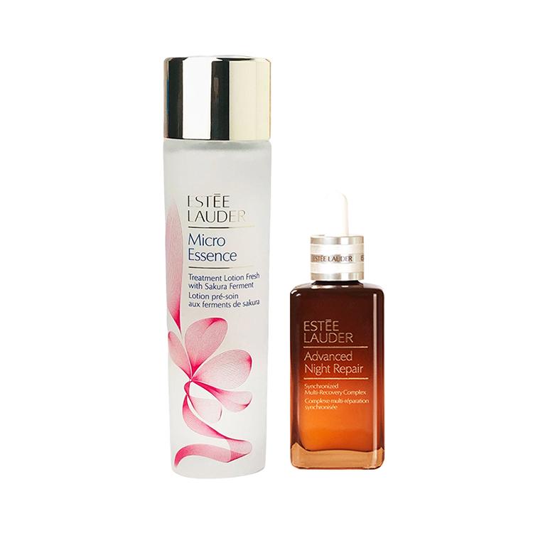 ESTEE LAUDER Вода с лепестками сакуры Маленькая коричневая бутылочка Наборы для ухода за кожей Увлажняющие, Питательные и Увлажняющие Нежные
