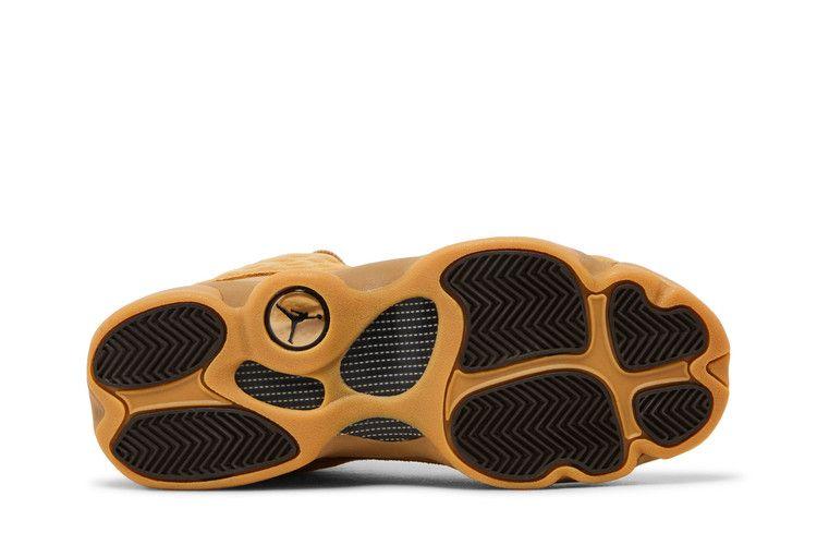 Kids' Sneakers Jordan 13 Retro Wheat (GS) Elemental Gold/Baroque Brown-Gum Yellow