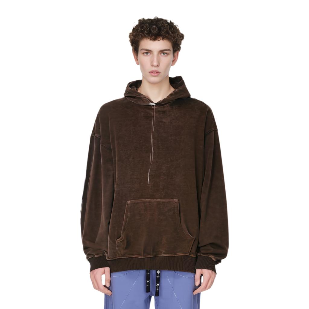 REPRESENT Sweatshirts Men's Brown Hooded Moderate Regular M04074-04