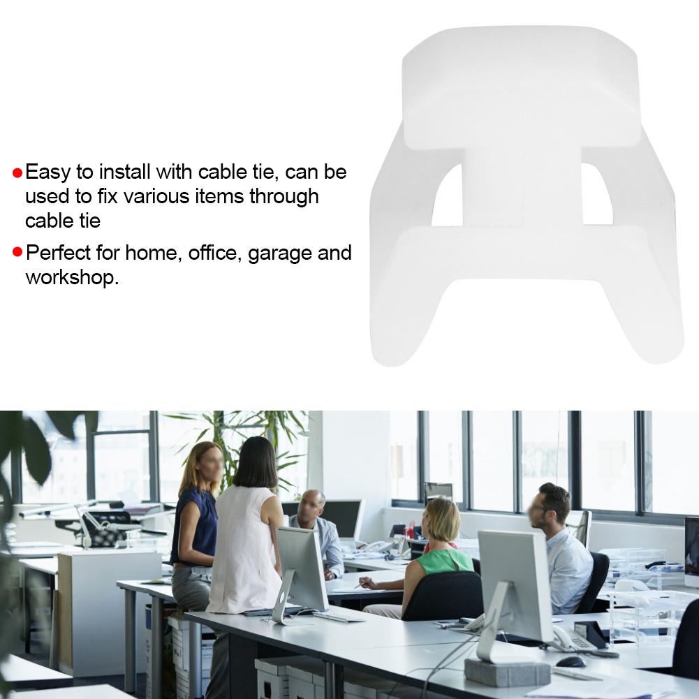 50pcs Base Mount Cable Wire Tie Zip Ties Holder for European Standard Aluminum ProfilesEuropean