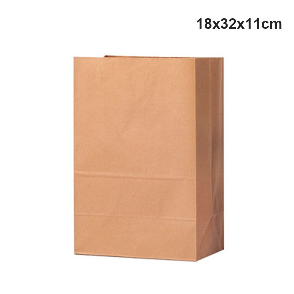 10pcs Vintage Supplies Baking Package Bread Food Gift Cookie Pouch Kraft Paper Bags Wrapping Bag