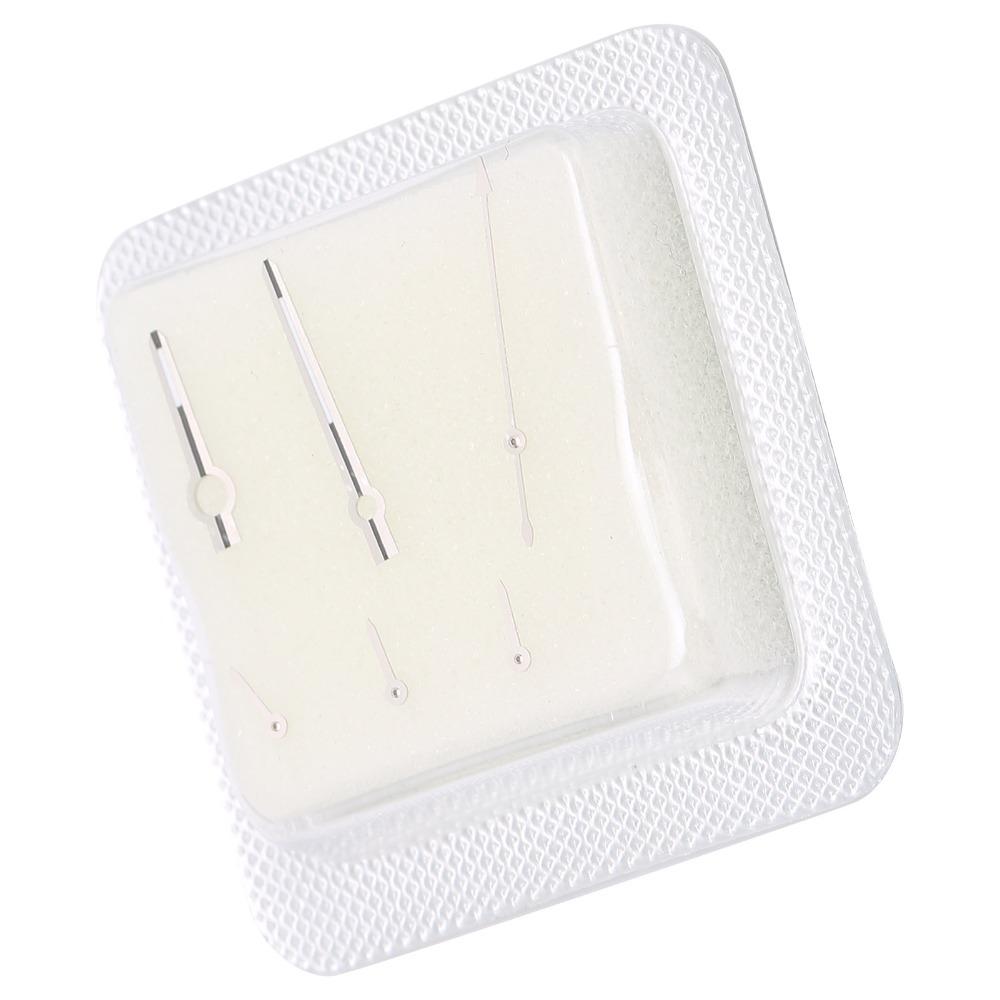 6Pcs Small Size Watch Hands Set Silver Watch Hour Hands Portable Watch Repair Parts for Watch Store