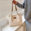 Women'S Canvas Casual Baguette Large Capacity Shoulder Tote Bag Satchel Bag