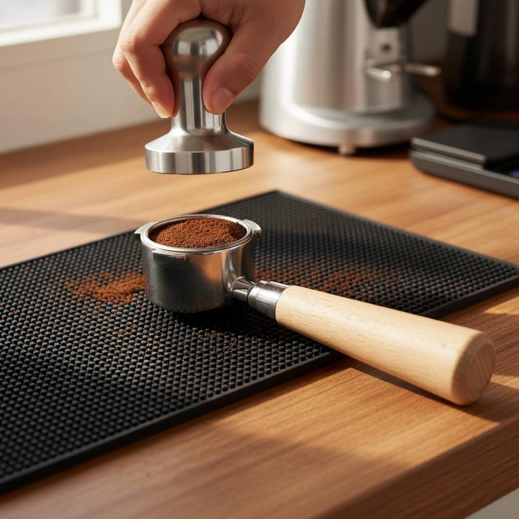 51mm Bottomless Portafilter Easy to Clean 51mm 3-Prong Coffee Handle Uncovered Portafilter Rust Resistant Espresso Group Handle