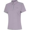 Li Ning Group Purchase Series Solid Color Comfortable Breathable Versatile Casual Short Sleeve Polo Shirt Women Tops Luo-Dian-Purple APLU768-4