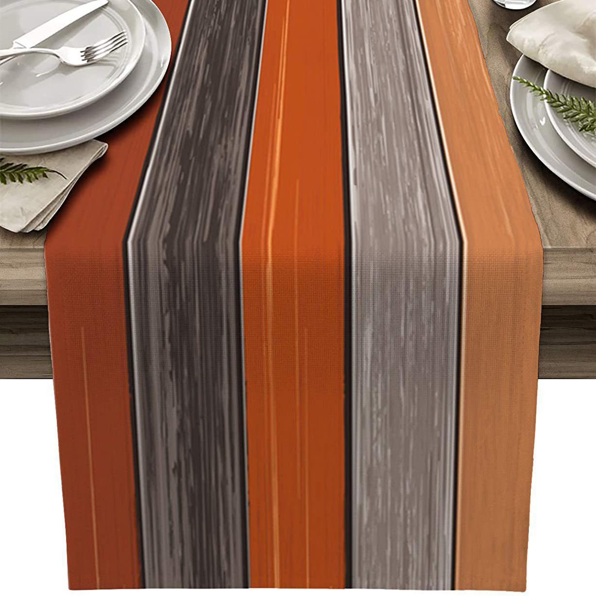 

Льняной стол-тюльпан в деревенском стиле, скатерть в стиле 33*183 см, украшение для кухонного обеденного стола для дома и на открытом воздухе 33*183cm