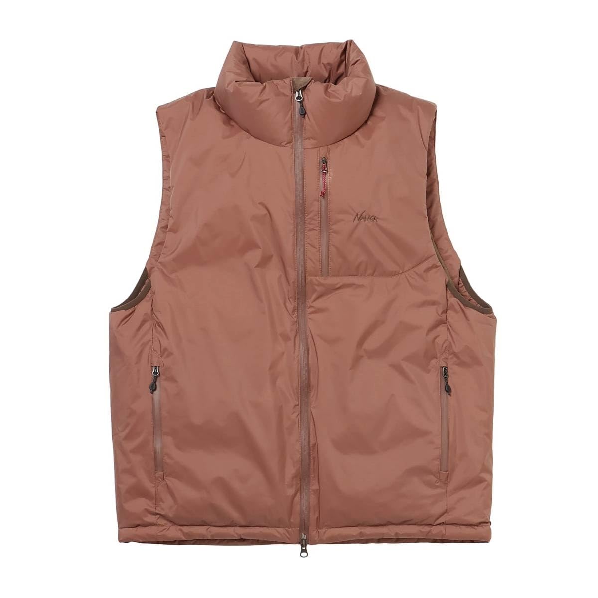 

NANGA Men s 2025 Aurora Tex Stand Collar Down Vest, Size M. Brown (ND2441-1N010-A)