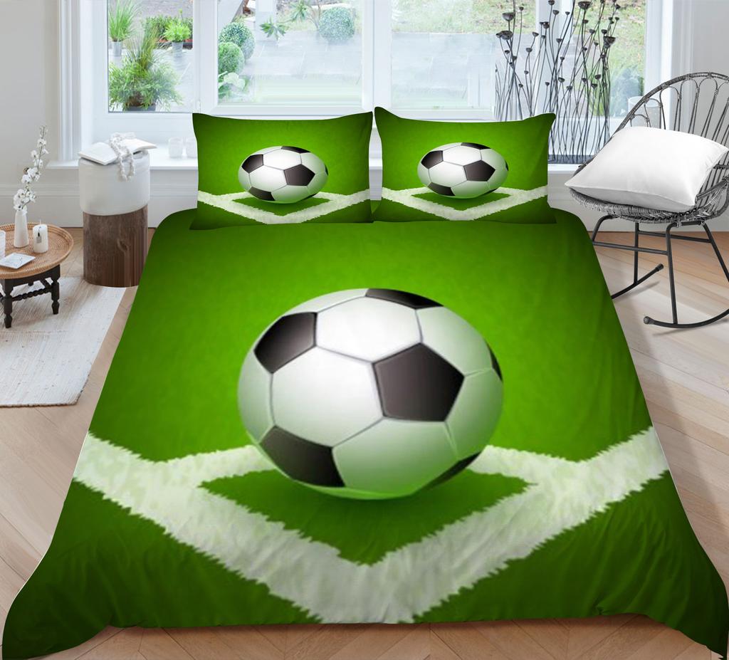 Ball Quilt Cover Pillowcase Two Or Three Piece Set 3D Digital Printing Polyester