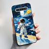 Cute Case For LG Q61 Capa For LG K61 Coque For LG Q70 Fundas Printing Shell Protective Cover Soft Silicone Cartoon Black Casing