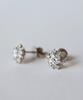 Anz Chemistry 0.3 Carat Lab Diamond Snowflake Earrings