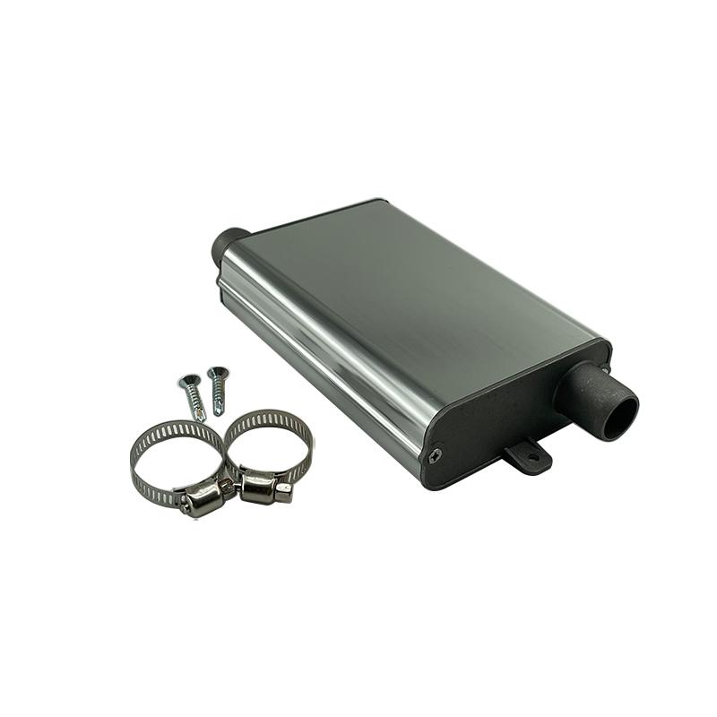 24mm Muffler Silencer S Curved Air Diesel Parking Heater Exhaust Pipe Aluminum Alloy For Webasto Eberspacher Car Truck VAN RV