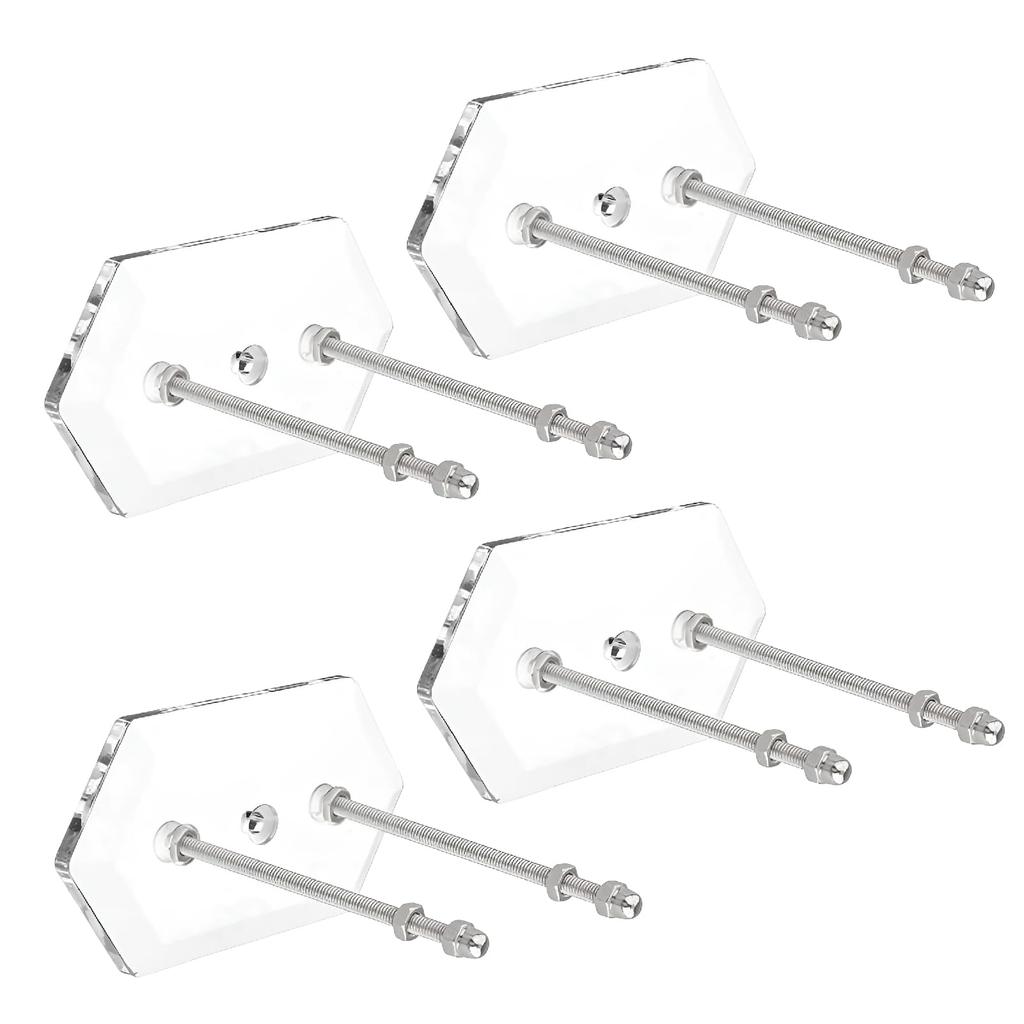 ZERONOWA Skateboard Skateboard Skateboard Storage Hanger, Wall-Mounted Rack, Wall-Mounted (Clear)