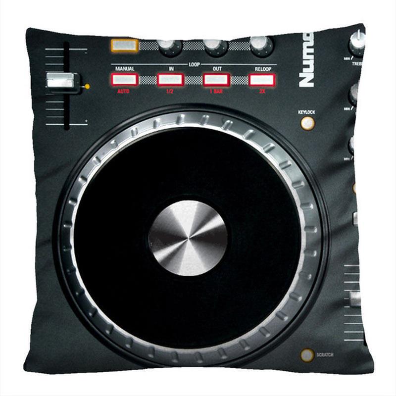 Home Decor DJ Music Pillow Cover Home Bedroom Hotel Car Seat Upholstery Cushion Cover
