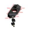 LMoDri CNC Motorcycle Handlebar Lock Brake Lever Throttle Grip Security Locks Dirt Bike Scooter Safety Anti Theft