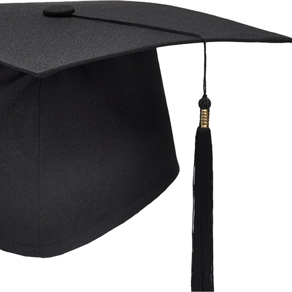 Graduation Cap with Tassel Doctoral Hat Adjustable Student Bachelor Hat Bachelor Graduation Cap for High School & Bachelor