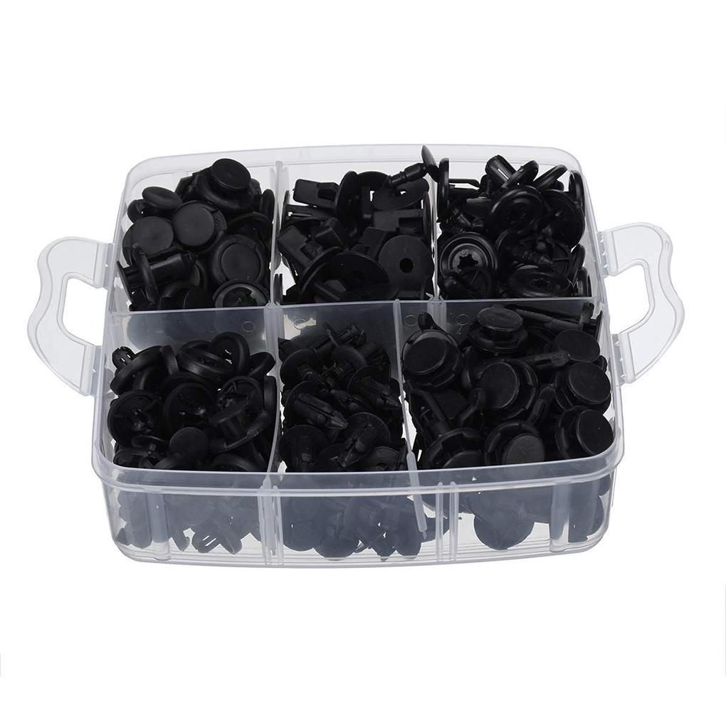 Pack of 635 Car Retainer Clips Fasteners Automotive Rivets Screwdriver Repair Kit Parts for Fender Door Trim Panel
