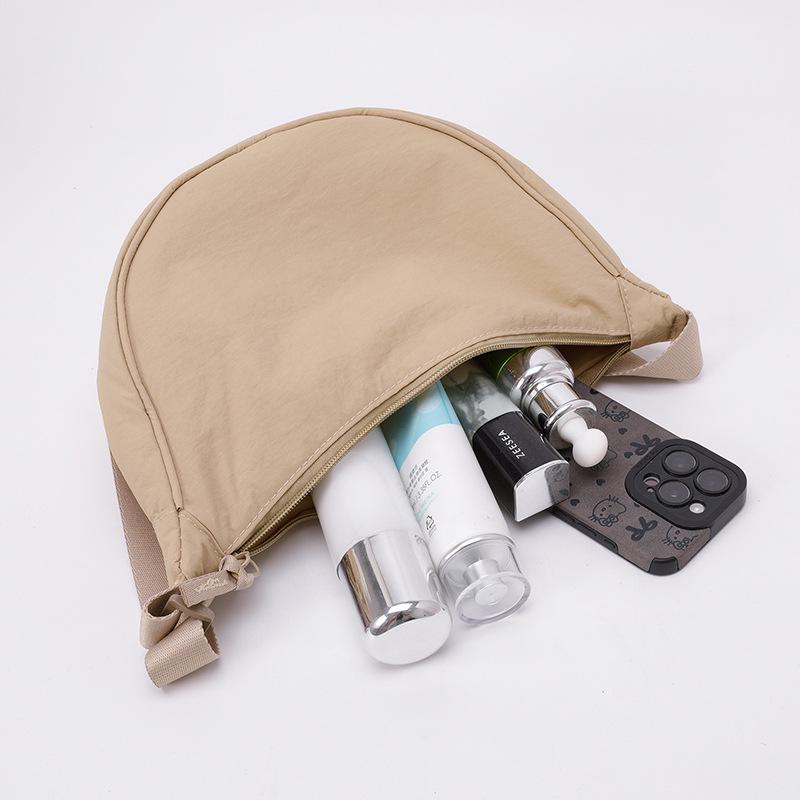 Borsa a Tracolla Piccola da Donna Versatile in Nylon - Borsa a Spalla Messenger Casual alla Moda a Forma di Raviolo