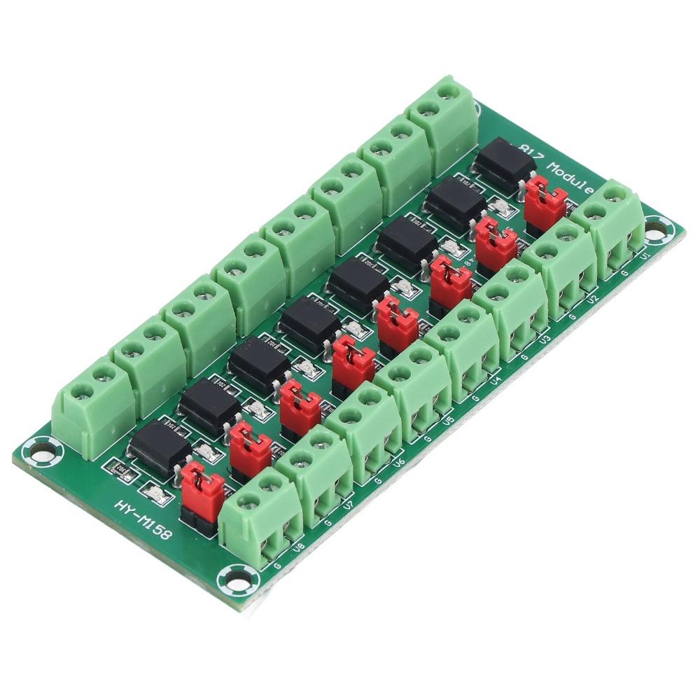2 Pcs 3.6-30V 8 Channel Optocoupler Isolation Board Photoelectric Isolated Module Signal Isolation