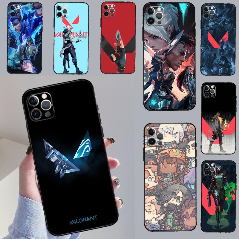 Cool Valorant Game Phone Case For IPhone 18 17 16 15 14 13 11 12 Pro Max 13 mini 15 16 Plus 16e 17 Air Cover Funda