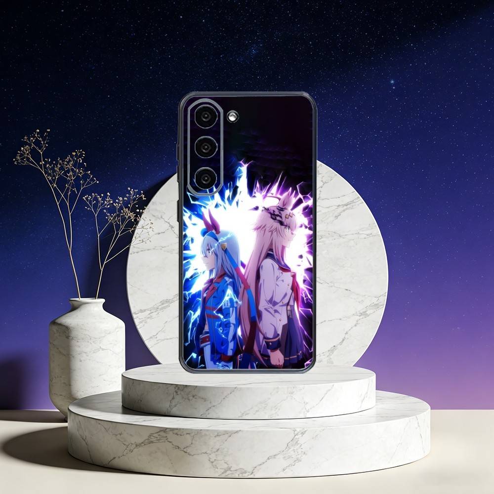 O-Oguri Cap Tamamo Phone Case For Samsung Galaxy A73,A72,A71,A70,A53,A52,A51,Others Soft Black Cover