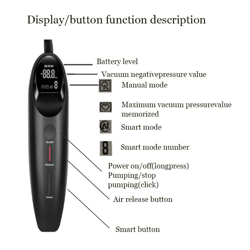 Smart Electric Penis Pump Vacuum Penis Enlarger Sex Toys For Men Male Masturbation Dick Pump Penis Extender Trainer Sex