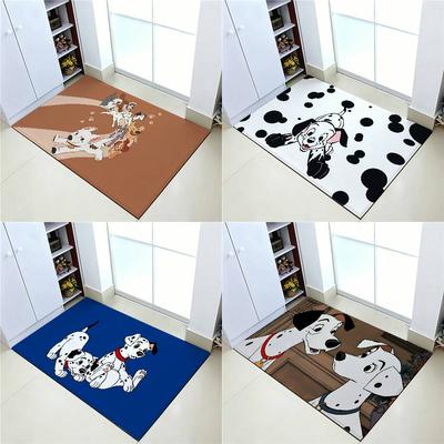 Classic Cartoon-101-D-dalmatiansS Cute Carpet Bathroom Anti-slip Door Mat Home Decoration Mat Entrance Door Scratch-resistant