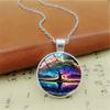 Colorful Tree of Life Time Female Versatile Fashion Retro Jewelry Pendant Necklace