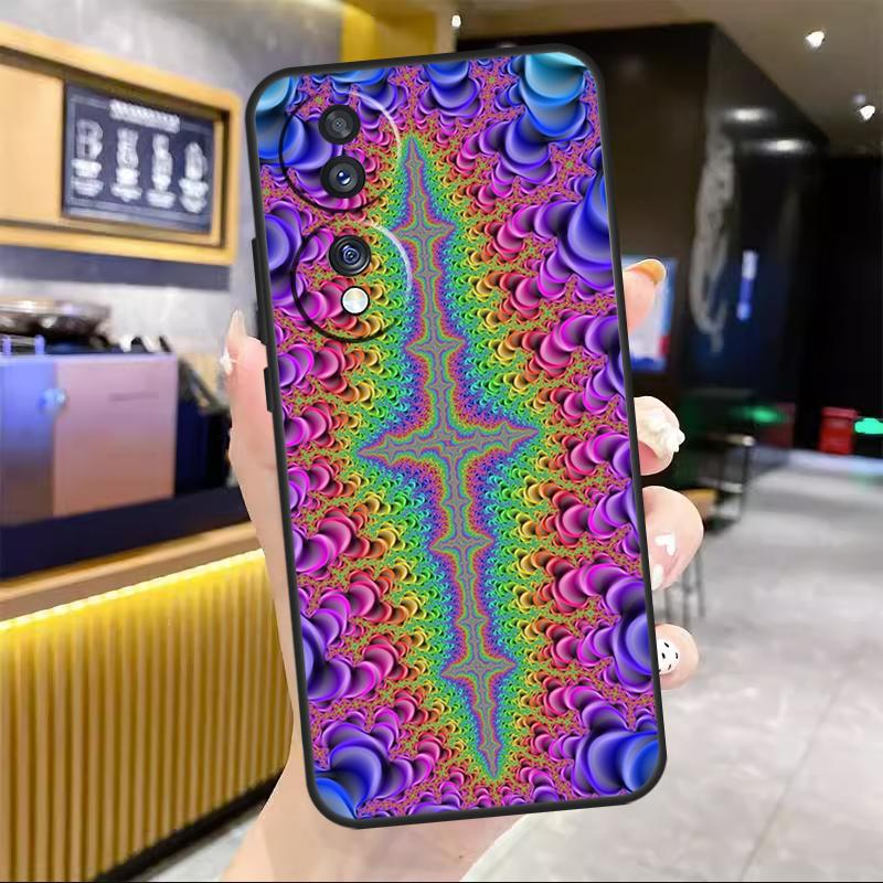 Vintage Ornament For Honor Magic 5 6 7 8 Pro Case For Honor Win RT 50 70 90 200 400 Lite X8c X8b X9b X9c X9d