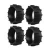 4PCS Practical Traction Tires Drive Wheels Rubber Texture Suitable for Lawn Mowers 100x40mm Rubber Drive Component