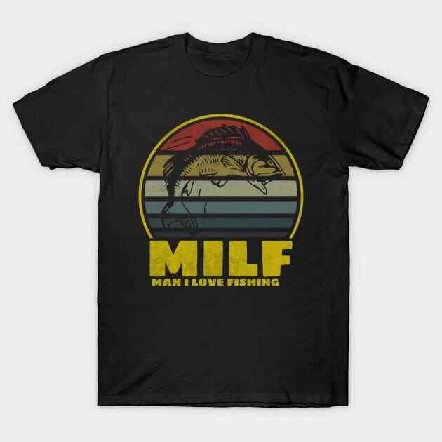 funny fishing Made in Australia T-Shirt L