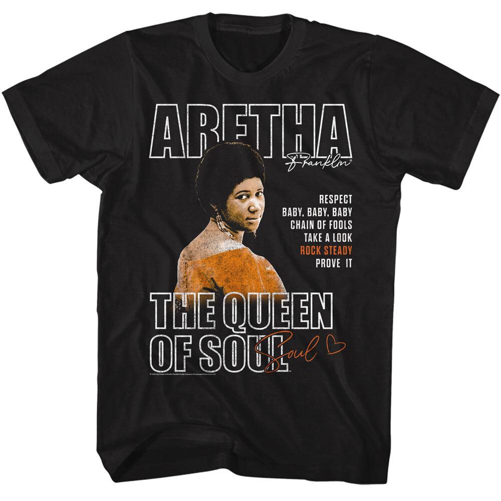 Aretha Franklin The Queen Of Soul Chain Of Fools Men T Shirt Music Merch XXL