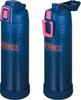 Thermos Vacuum Insulated Sports Bottle with Strap, 1L, Navy Pink, Keeps Drinks Cold Only, FJI-1001 NV-P