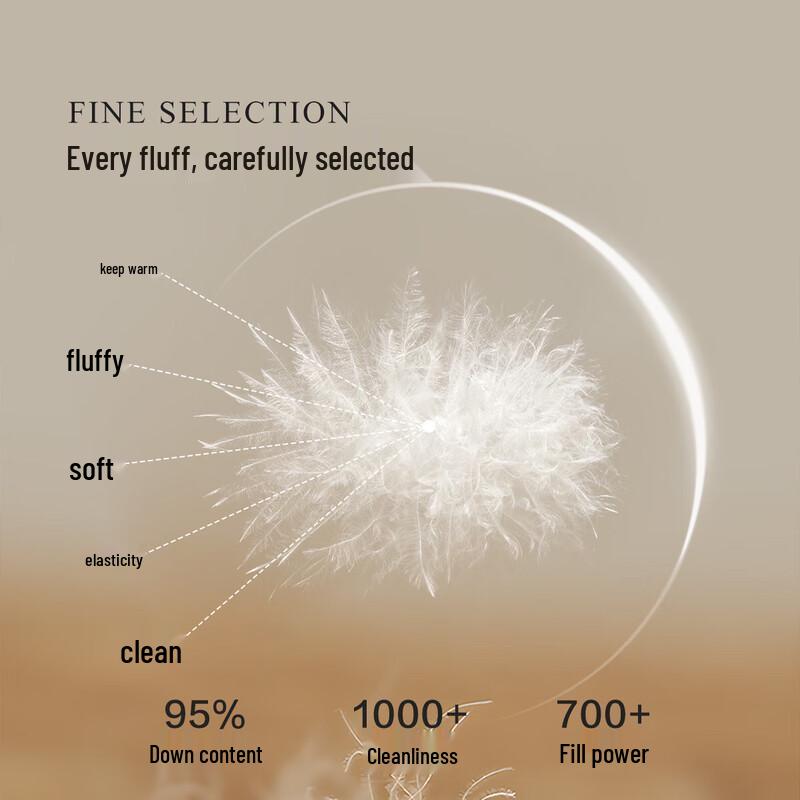 Mercury Home Textiles 95% White Goose Down Winter Comforter