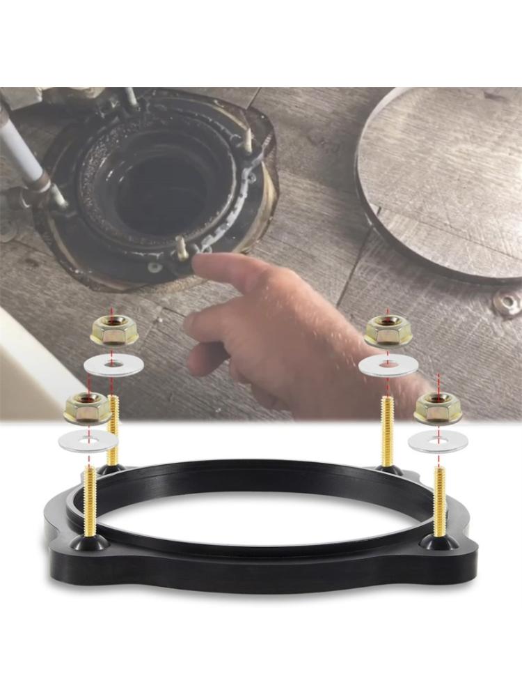 Kit di Sostituzione Guarnizioni Flangia a Pavimento Sigillate Perfettamente 385310063 La Sostituzione Garantisce un Uso Igienico e Confortevole Durevole