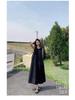 Women's Casual Sleeveless Pleated A-line Dress with Hollow-Out Design
