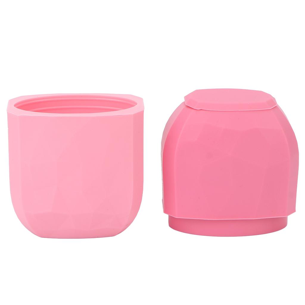 Ice Roller Comfortable Hand Feeling Removing Puffiness DIY Skin Care Reusable Silicone Face Ice Massager for HomePink